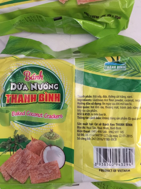 BÁNH DỪA NƯỚNG ĐẶC SẢN TAM QUAN - HOÀI NHƠN