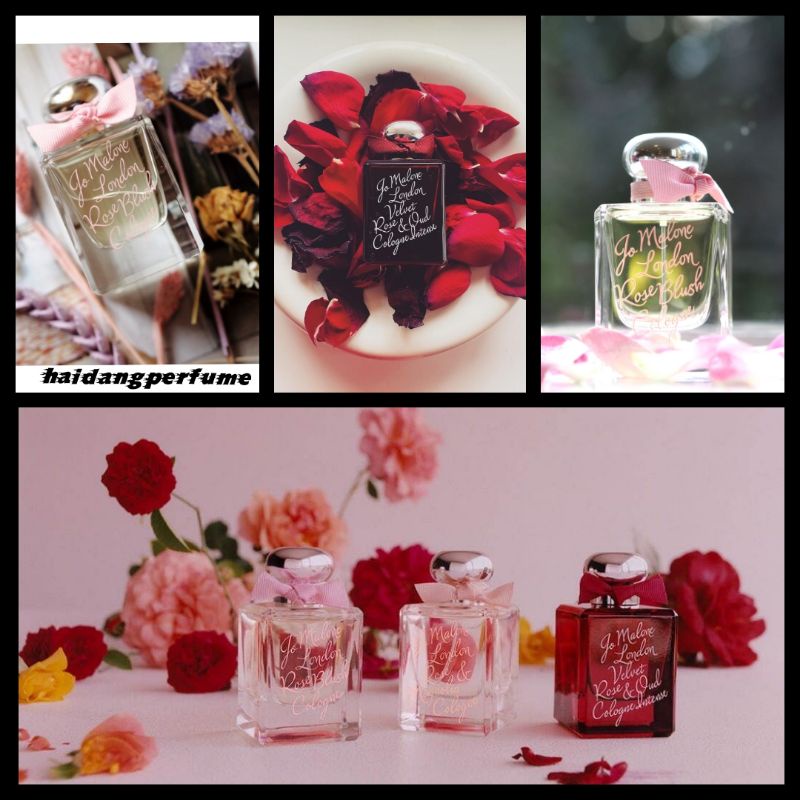 NƯỚC HOA Jo Malone Rose Blush Eau De Cologne🍇3 bản xuất sắc- nhẹ nhàng-thanh mát🍇