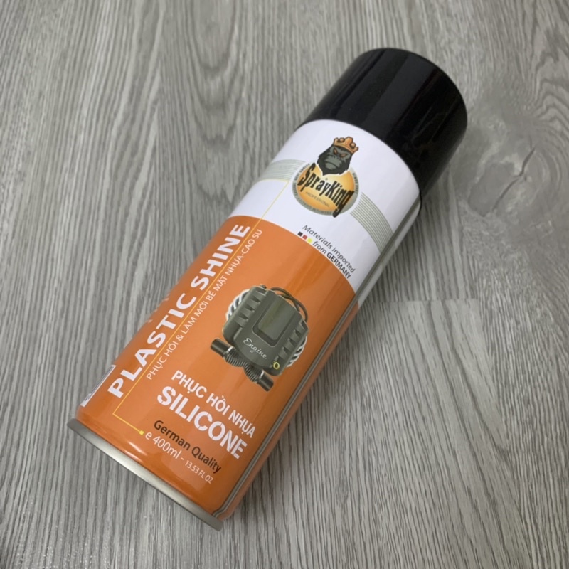COMBO 3 Chai Dưỡng sên, rửa sên, nhựa nhám Sprayking 400ml tặng kèm cọ rửa sên 3D