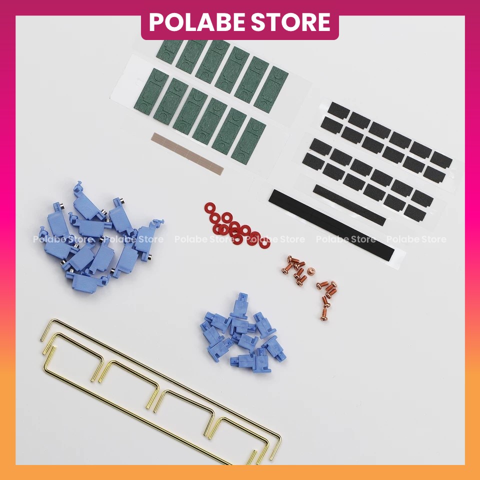 STAB EQUALZ C3 hàng xịn chính hãng Stab PCB Mount Stab C3 bàn phím cơ Stabilizer Screw-in bàn phím - Polabe Store