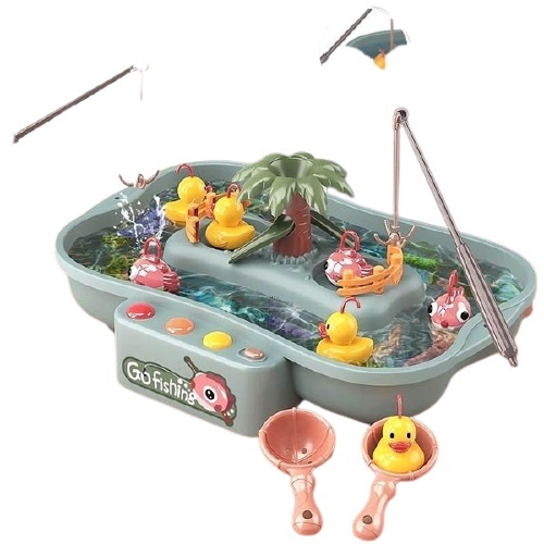 Bộ đồ chơi câu vịt cao cấp có nhạc cho bé BBT Global 889-141