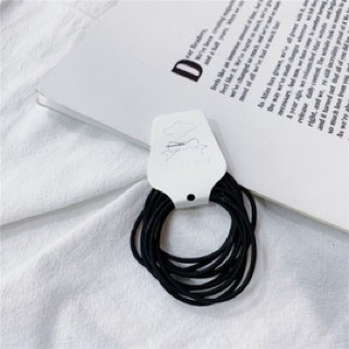 Sét 10 dây buộc tóc màu