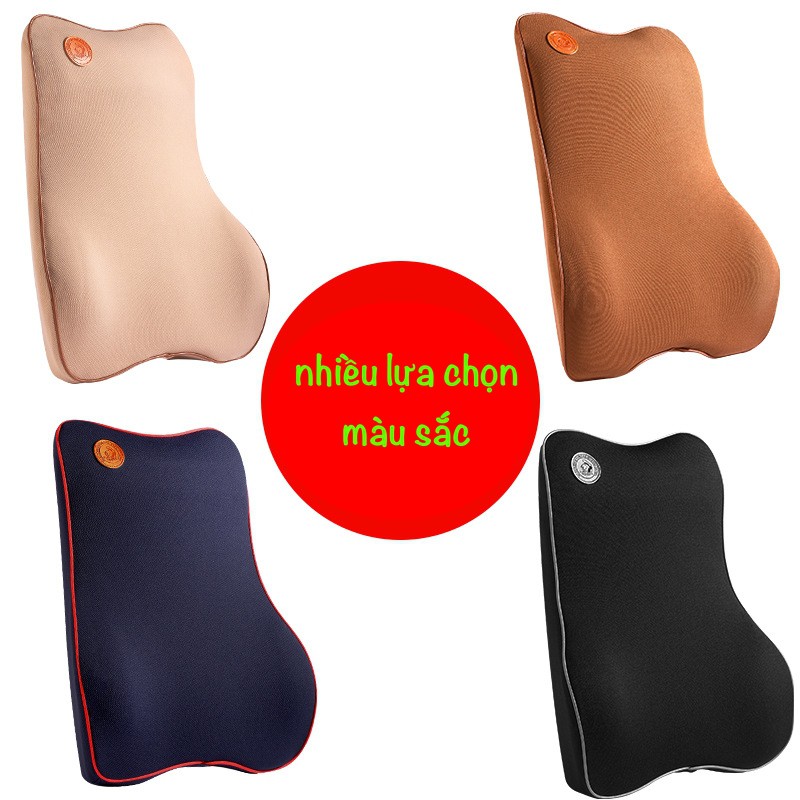 Đệm Tựa Lưng Ô Tô Chất Liệu Cao Su Non, Gối Tựa Lưng Cao Su Non Ngồi Ghế Ô Tô, Tựa Lưng Ô Tô, Đệm Lưng Văn Phòng | BigBuy360 - bigbuy360.vn