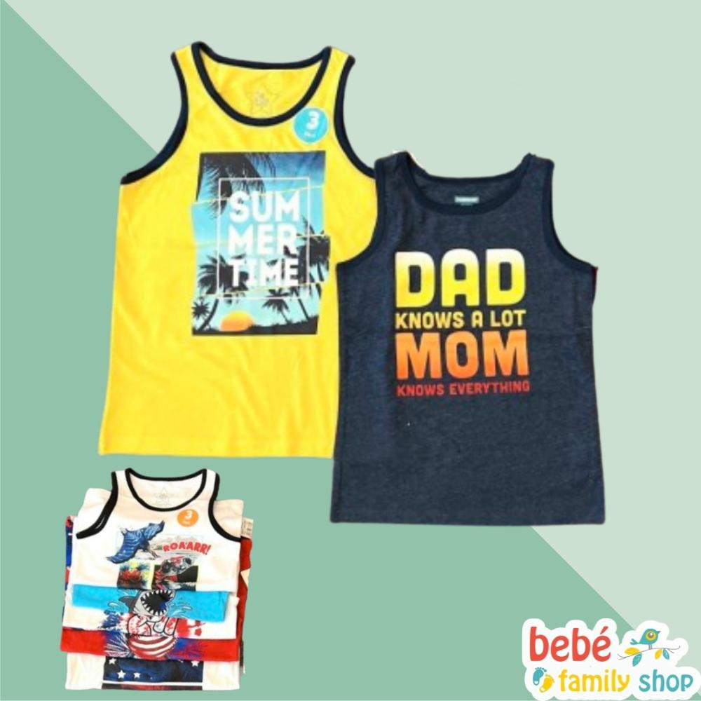 Áo ba lỗ bé trai xuất dư Garanimals 8-20kg Áo thun sát nách cho bé trai 1-5 tuổi - ATL