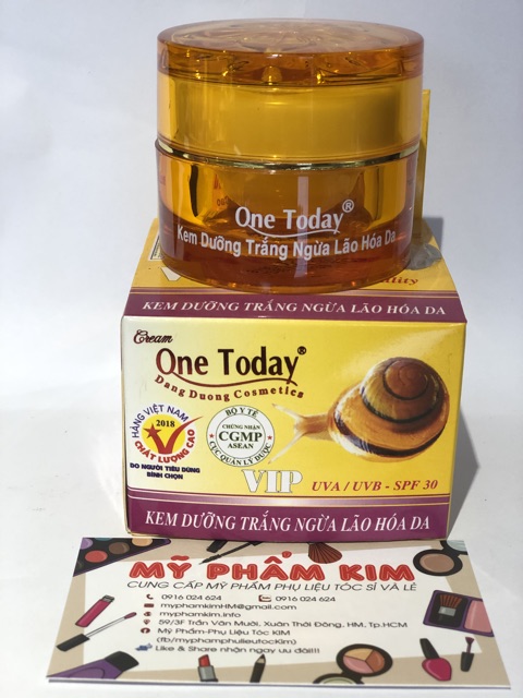 Kem One today Vip 15g dưỡng trắng ngừa lão hoá 15g