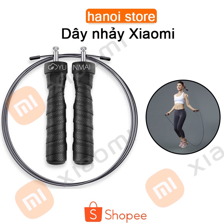 Dây nhảy Xiaomi Yunmai dài 3m có tạ thép đi kèm, rèn luyện sức khoẻ, tập thể dục ngay tại nhà