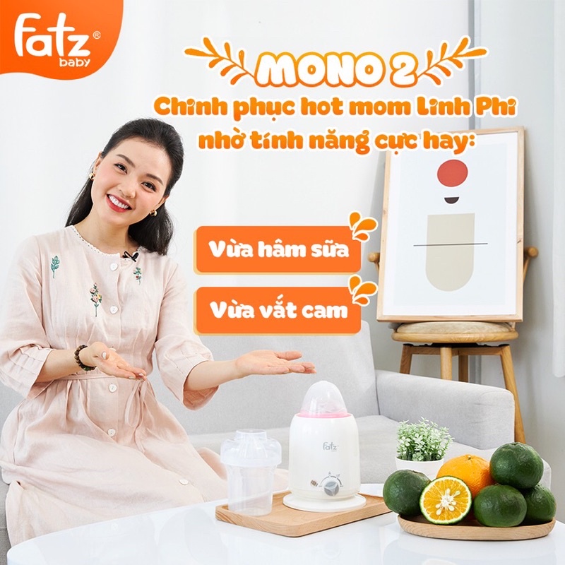 Máy hâm sữa đơn Mono 2 Fatz Baby FB3002SL