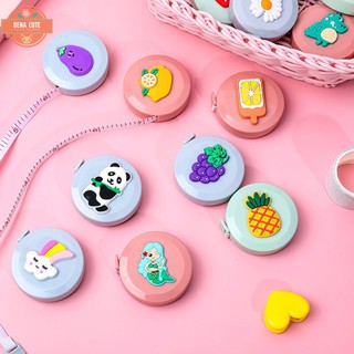Thước dây cuộn rút🥑 CUTE MINI🥝 nhỏ gọn tiện lợi đo eo