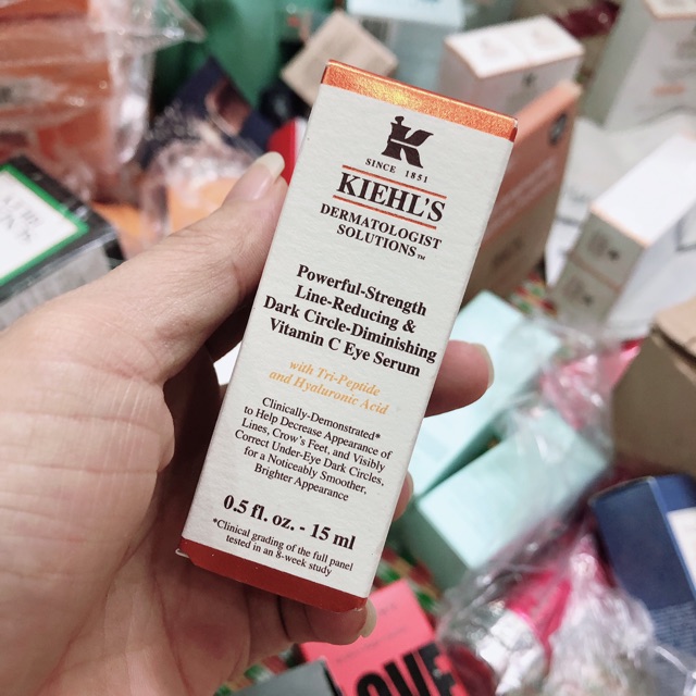 [BILL US] Tinh chất giảm quầng thâm MẮT Kiehl’s Powerful-Strength Dark Circle Reducing Vitamin C Eye Serum 15ml | BigBuy360 - bigbuy360.vn