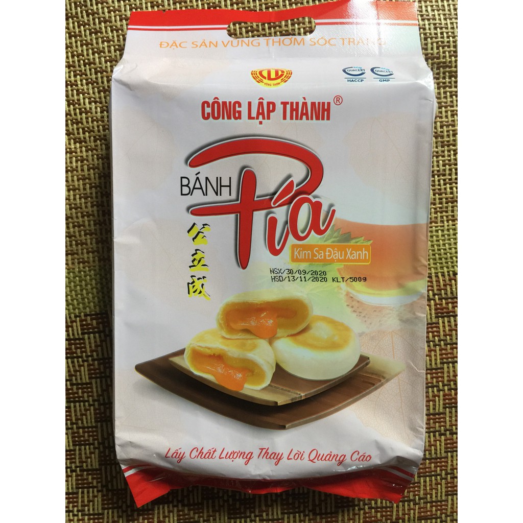 Bánh Pía Kim Sa Mini Đậu xanh trứng 500g, Bánh bía Vũng Thơm Sóc Trăng - SHOP WENDY