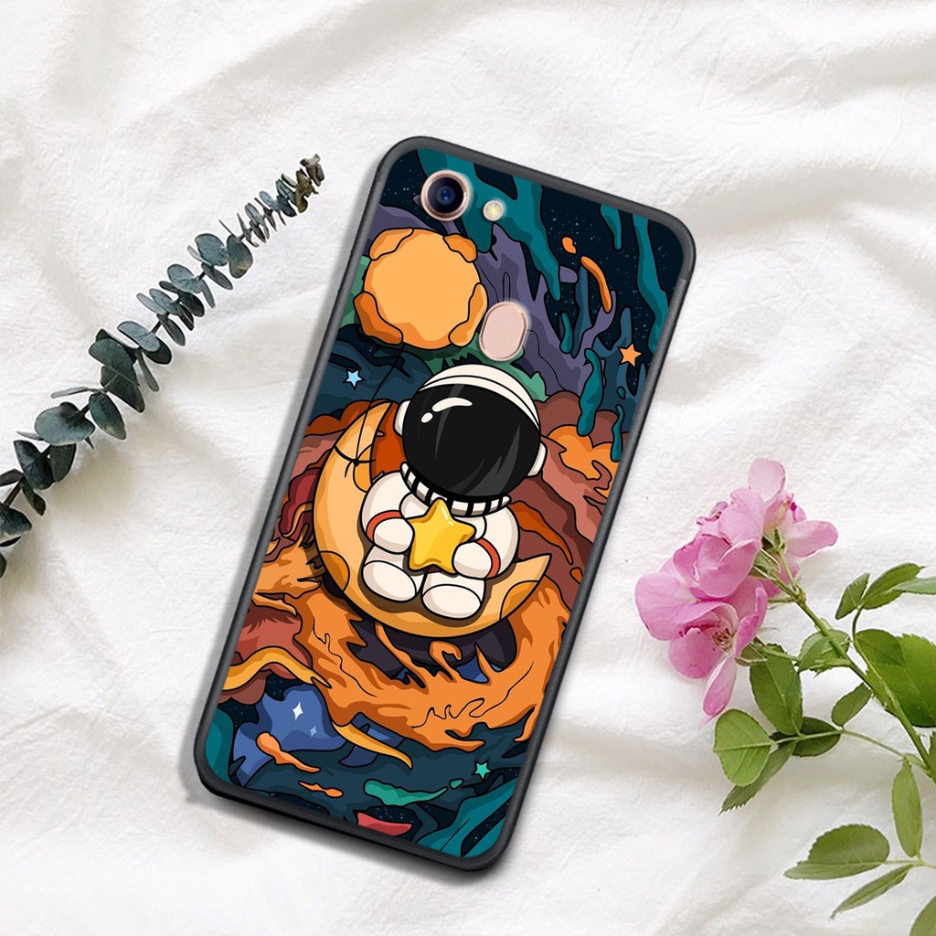 [ SIÊU HOT] ỐP LƯNG OPPO F5/F7 , IN HÌNH ASTRONAUT TIỂU ĐỘI PHI-HÀNH-GIA, MÀU SẮC CỰC BẮT MẮT