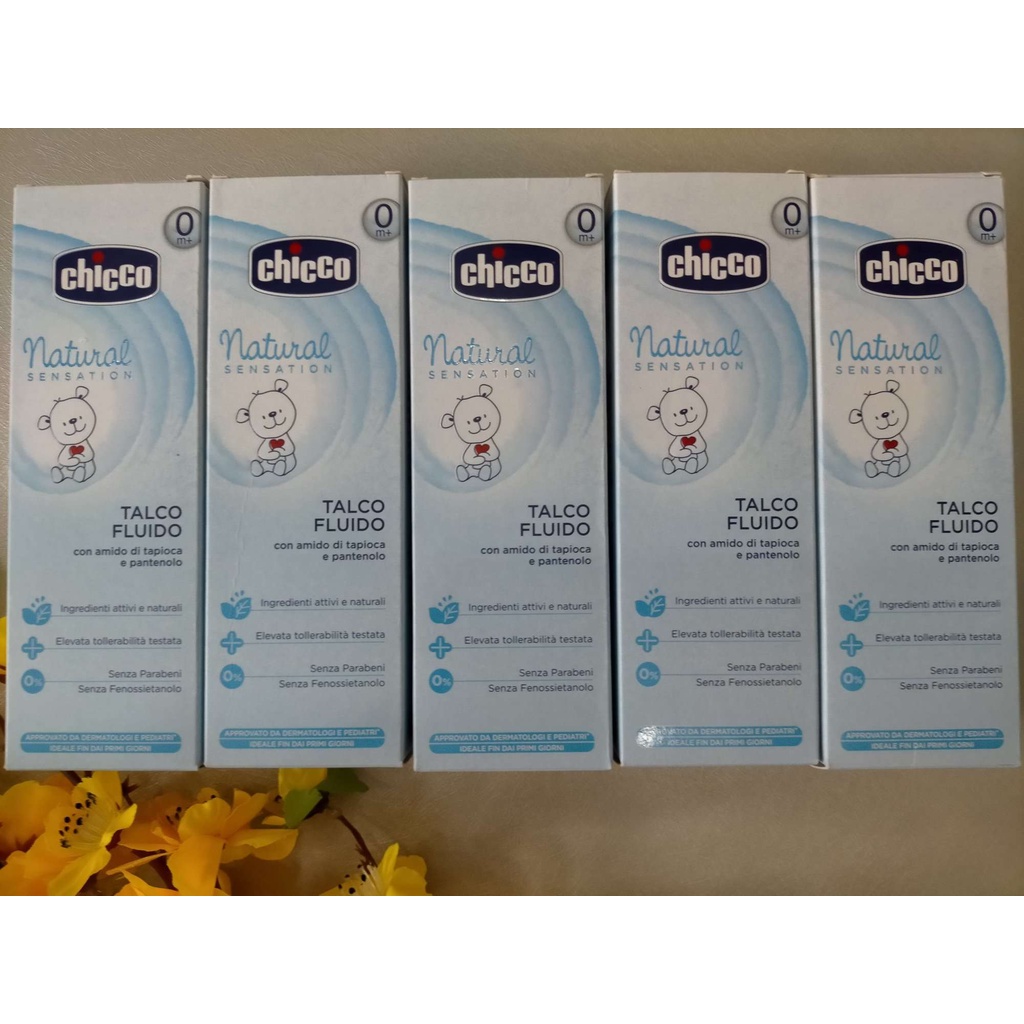 Phấn rôm nước Chicco 0M+ 100ml (CHUẨN NỘI ĐỊA Ý)