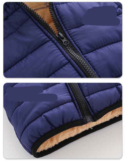 Áo phao có mũ lót lông cao cấp dày dặn cho bé yêu (8-18kg) | BigBuy360 - bigbuy360.vn