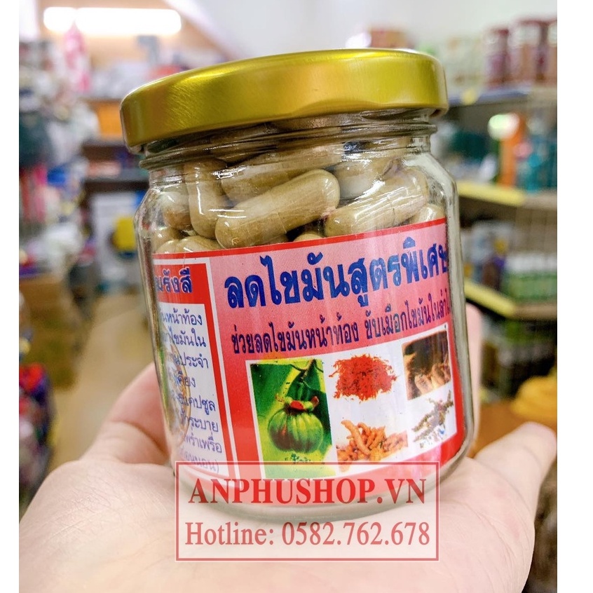 Giảm cân Đông Y, Khử mỡ Thái Lan 150 viên