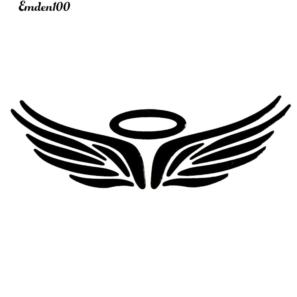 Miếng dán trang trí xe hơi hình đôi cánh thiên thần 3D