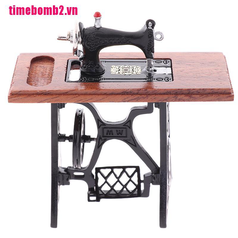 Mô Hình Máy May Mini Tỉ Lệ 1: 12 Trang Trí Nhà Búp Bê