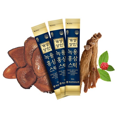Nước hồng sâm nhung hươu Gaeseong Sangin Deer Antlers Red Ginseng Stick  + kèm túi quà tặng