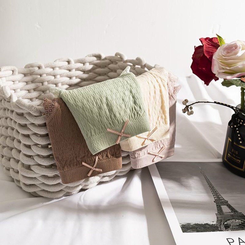 SÉT 10 CHIẾC QUẦN LÓT COTTON DỆT KHÁNG KHUẨN B12