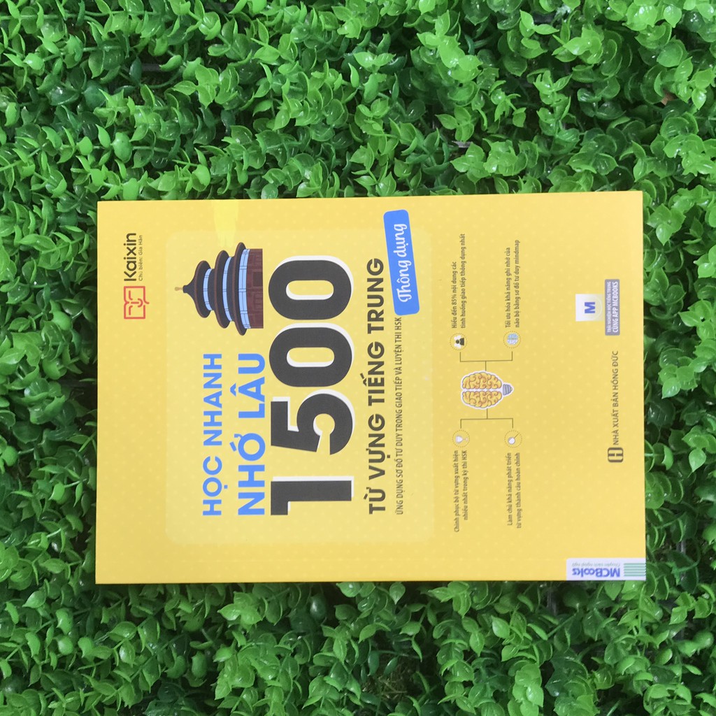 Sách - Học Nhanh Nhớ Lâu 1500 Từ Vựng Tiếng Trung Thông Dụng - Ứng Dụng Sơ Đồ Tư Duy Trong Giao Tiếp Và Luyện Thi HSK
