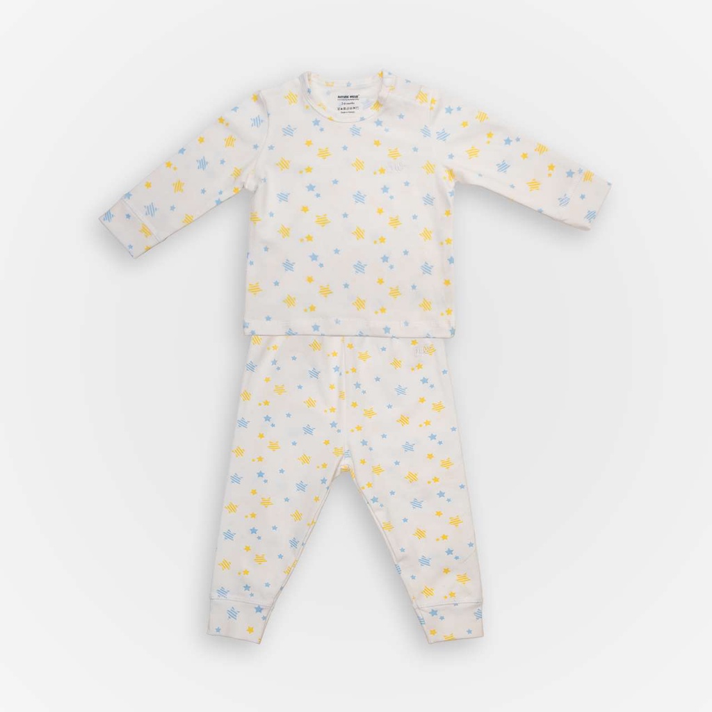 Bộ dài tay cài vai Nature Wear