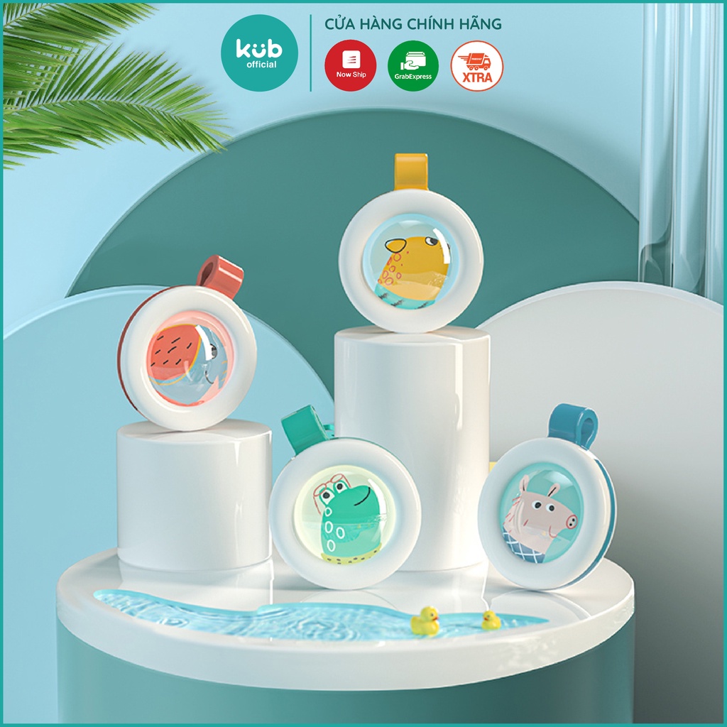 Kẹp chống muỗi KUB cho bé - chiết xuất 100% tinh dầu chanh sả tự nhiên 1 hộp 4 chiếc