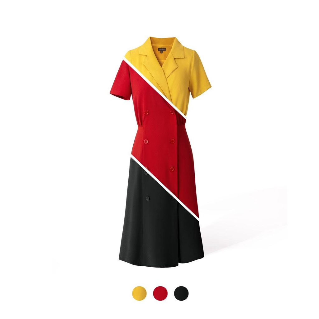 Đầm Cổ Vest The L.imited 3 Màu