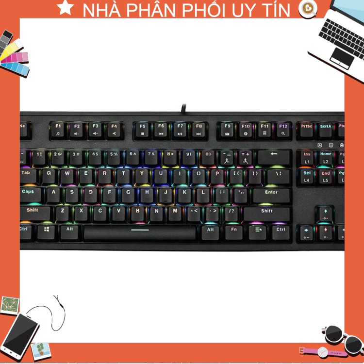 Bàn phím cơ E-DRA EK387 RGB Huano Blue switch Version 2021 | BigBuy360 - bigbuy360.vn