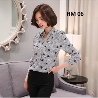 Áo sơ mi nữ đẹp xinh, thanh lịch, trẻ trung, mặc tôn dáng