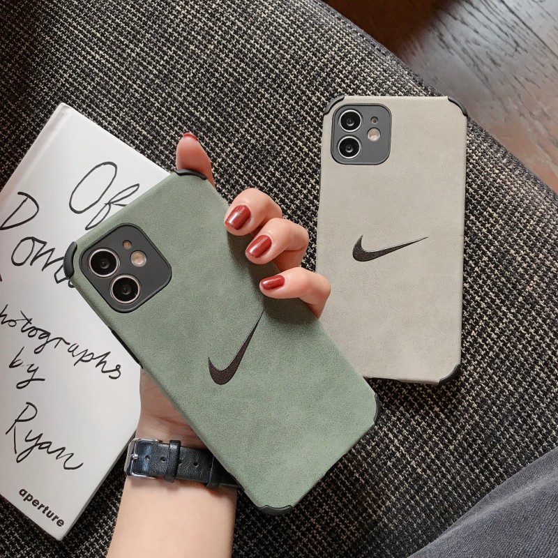 Ốp điện thoại mềm in logo Nike đơn giản cho Iphone 12 / Pro / Max / Mini / 11 / Xs Max / Xr / X / I7 / 7p / 8 / 8 Plus