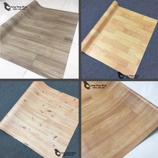 [ cuộn 10m - simili gỗ nhám ] Thảm nhựa simili vân gỗ nhám - 1 cuộn 10 mét