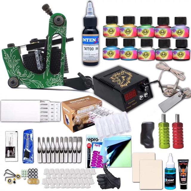 Bộ Kit Máy Xăm Tattoo Cao Cấp 20 chi tiết