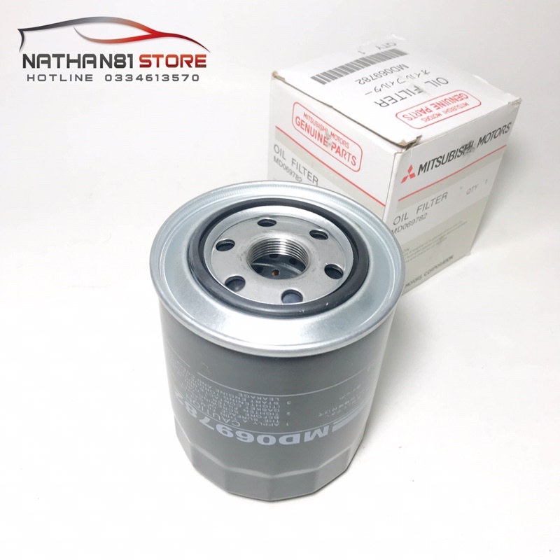 Lọc dầu nhớt động cơ xe Mitsubishi Triton, Pajero (Mã: MD069782/1230A045)