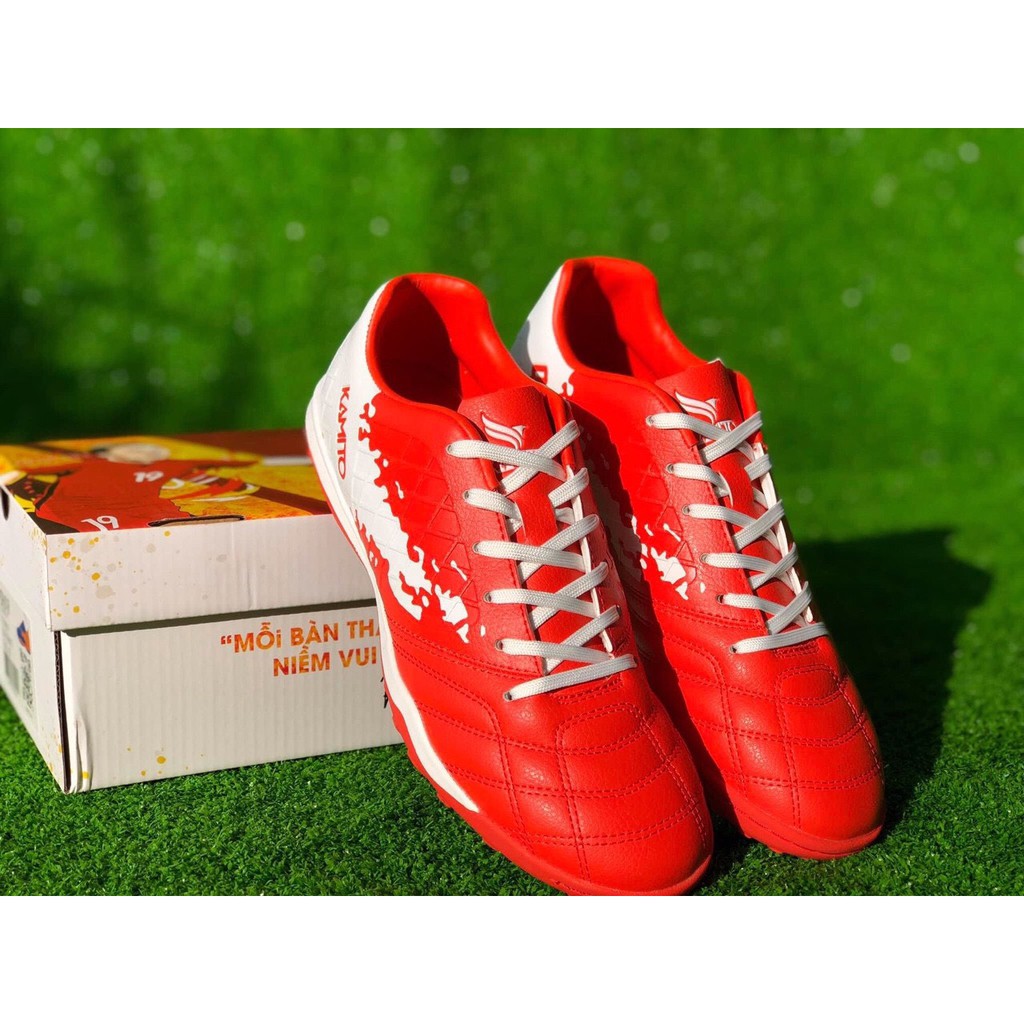 Giày đá bóng trẻ em KAMITO QUANG HẢI QH19 màu đỏ