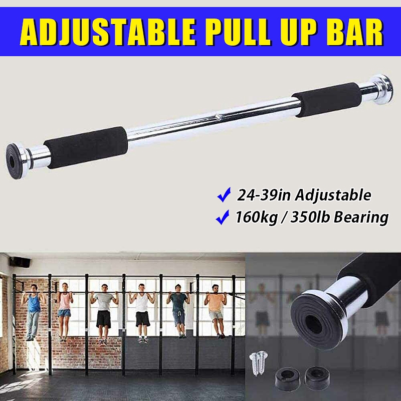 62-100cm Horizontal door 160kg steel bar Adjustable at home Gym Exercise Chin push up Pull up Exercise Exercise