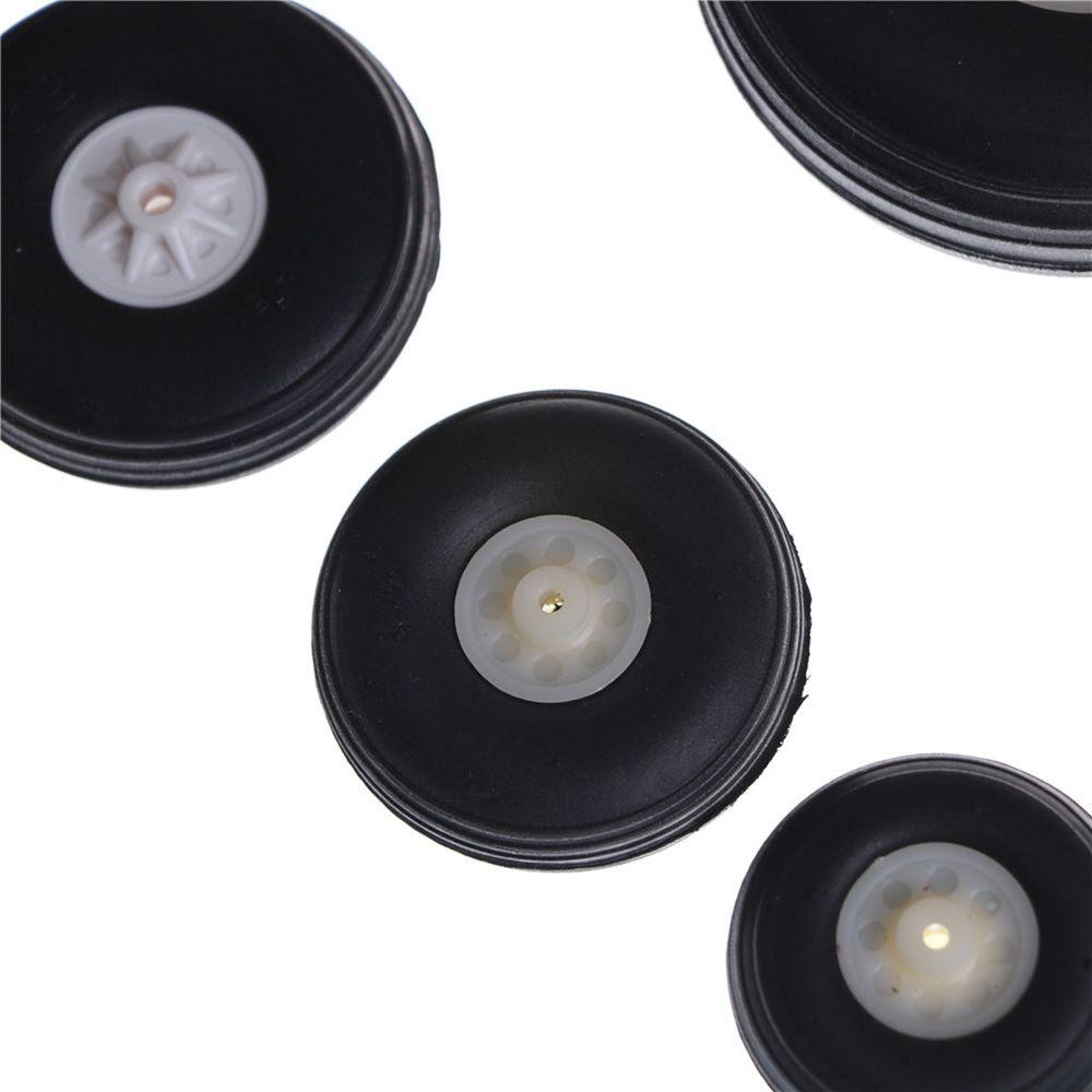 WONDER 1 Cặp Bánh Xe Cao Su PU Màu Đen 1 &quot;- 3&quot; Cho Máy Bay Đồ Chơi