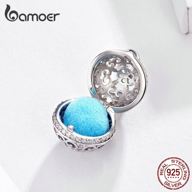 Charm hộp tròn Bamoer dùng làm trang sức SCC1198