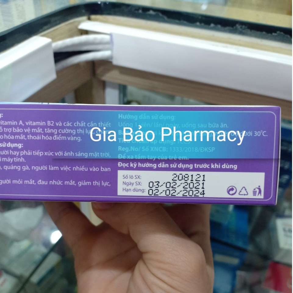 Viên uống bổ mắt ATAXAVI VISION hộp 30 viên giúp mắt khỏe đẹp