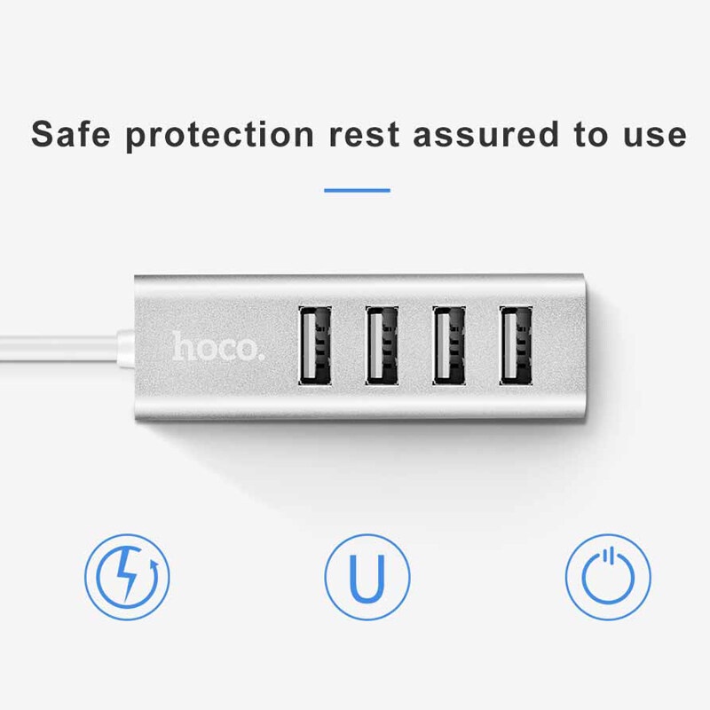Bộ chia 4 cổng USB HOCO. HB1 tiện dụng chất lượng cao