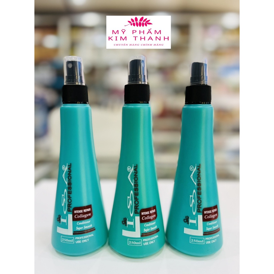 XỊT DƯỠNG LISA COLAGEN 250ML .CÂN BẰNG ĐỘ ẨM .GIỮ TÓC ÓNG MƯỢT