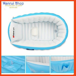 Bồn tắm hơi cho bé  90x65x30cm Xanh chất liệu - Giá siêu hấp dẫn