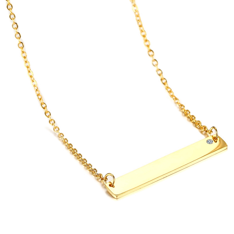 Vnox Dây Chuyền Hợp Kim Mặt Hình Thanh Gỗ Độc Đáo Thời Trang Cho Nữ