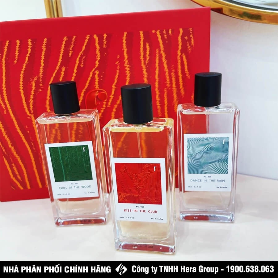 Nước Hoa Unisex F Fresh Spray Chill In The Wood, Dance In The Rain, Kiss In The Club Lưu Hương đến 24 Tiếng chai 100ml
