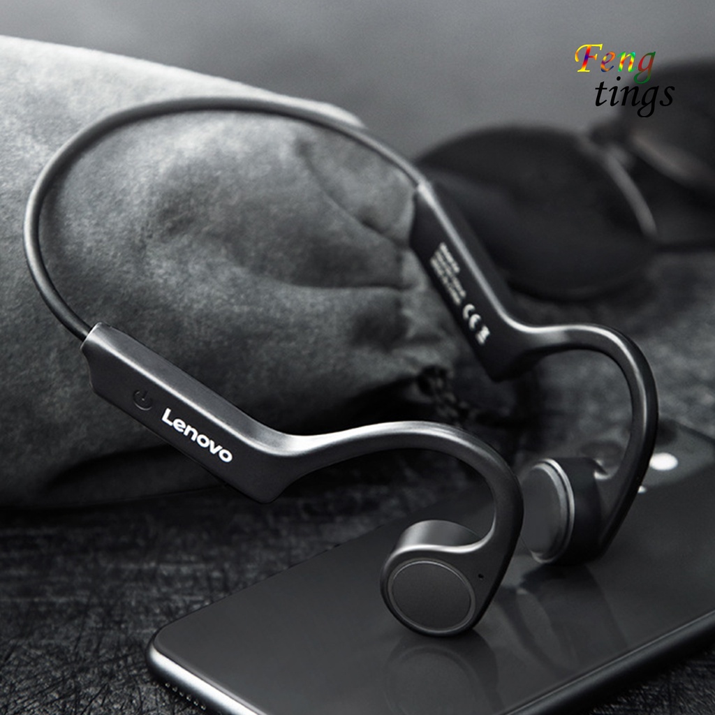 Tai Nghe Bluetooth Không Dây Chống Nước Có Móc Tai Tiện Dụng Cho Lenovo X4