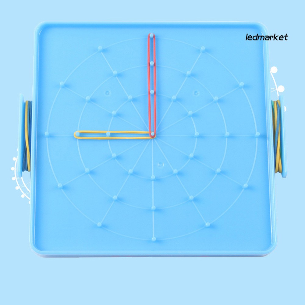 Bảng Đinh Hai Mặt 16x16cm Dùng Để Dạy Học Cho Bé