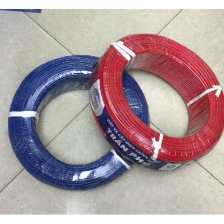 Cuộn 100m Dây điện đôi, dây đơn Trần Phú chính hãng chất lượng cao