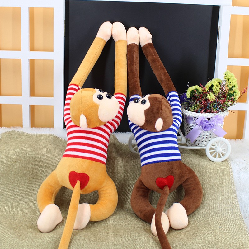 Mới Chú Khỉ Nhồi Bông Dễ Thương Treo Trang Trí