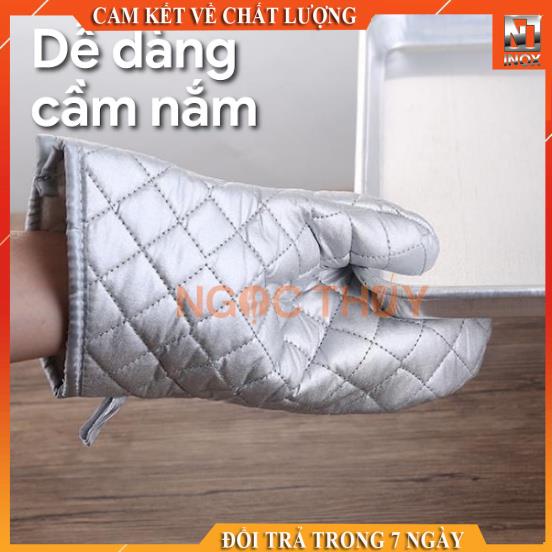 Bao tay ngắn 31cm chống nóng tiện dụng chuyên dùng nướng bánh