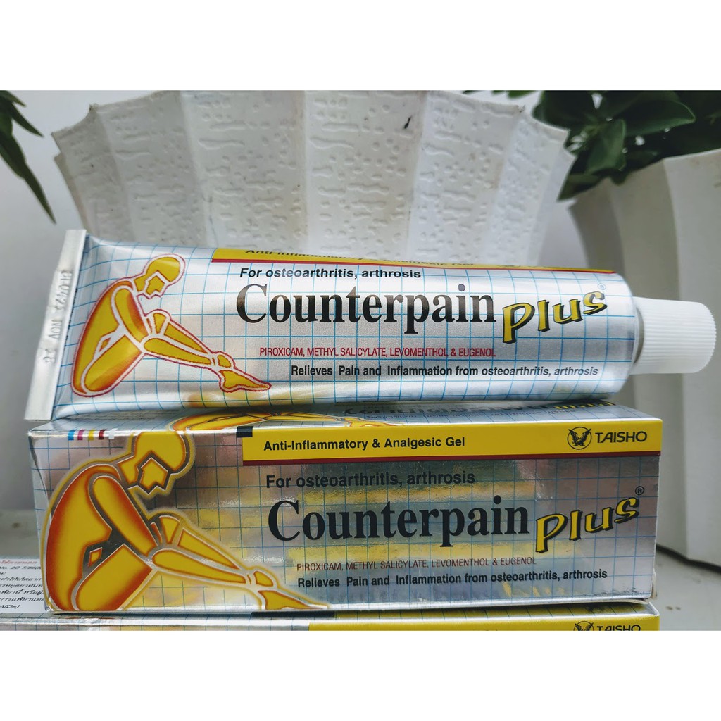 Kem Xoa Bóp Nhức Mõi Counterpain Plus Gold Thái Lan 25 &amp; 50 Gram