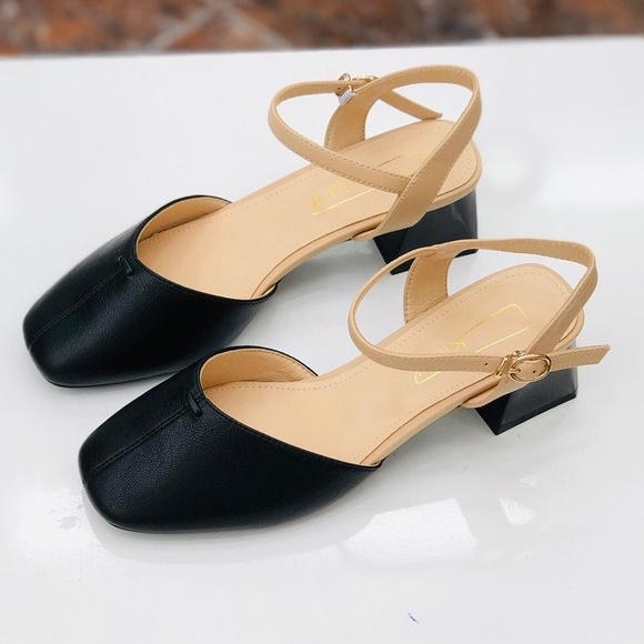Giày Sandal Mũi Vuông CHIMOKA Cho Nữ Đế Cao 3cm 13912