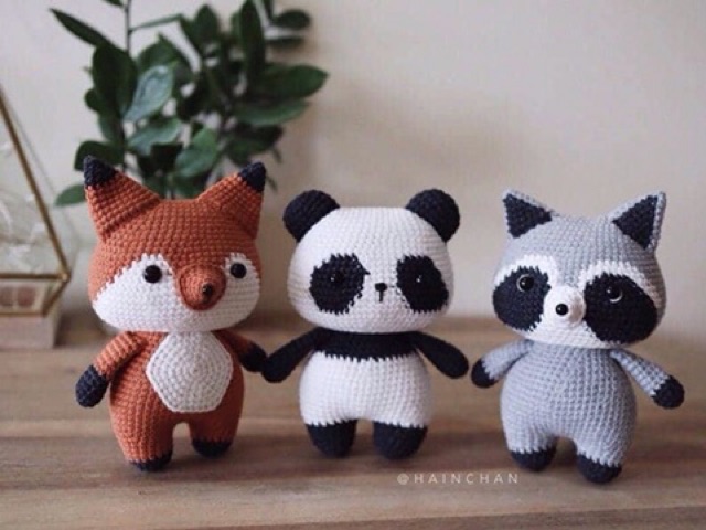 Thú bông len handmade